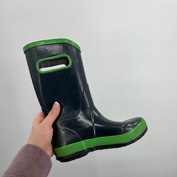 BOGS Solid Rubber Rain Boots Youth US Size 2 - Picture 4 of 8
